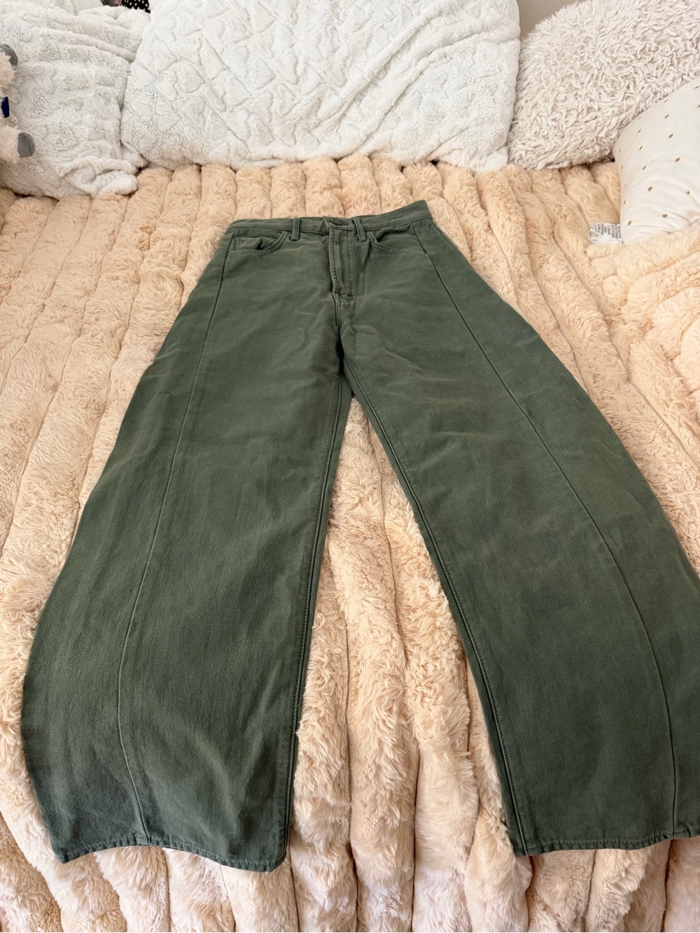 MOTHER Ankle Half Pipe Barrel Cut Jeans
